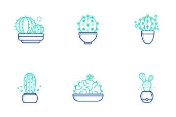Cactus Paquete de Iconos