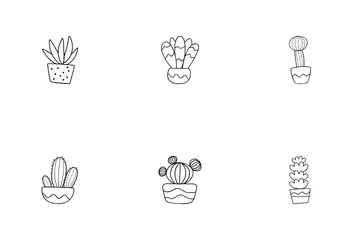 Cactus Collection Icon Pack