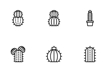 Cactus Plant Icon Pack