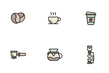 Café Paquete de Iconos