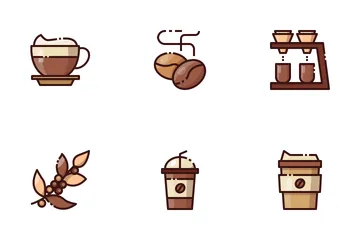 Café Paquete de Iconos