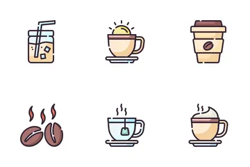 Café Paquete de Iconos