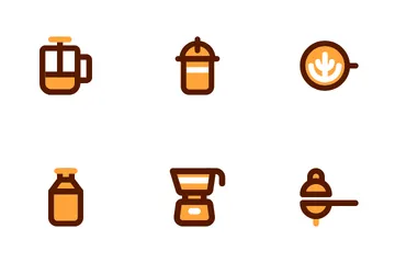 Café Paquete de Iconos