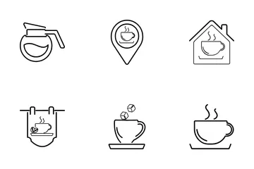 Café Paquete de Iconos