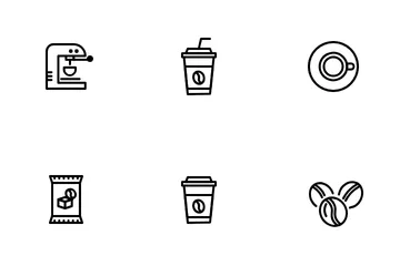 Café Paquete de Iconos