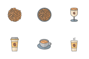 Cafe And Coffee Icon Pack