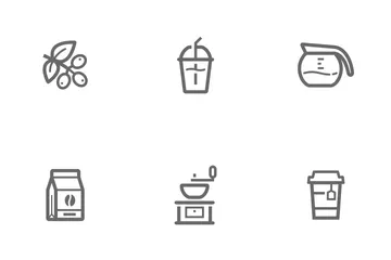 Café e chá Icon Pack