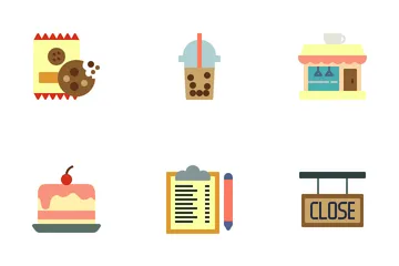 Café Et Café-restaurant Icon Pack