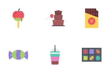 Cafe Flat Icon Pack