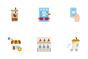 Cafe Startup Icon Pack