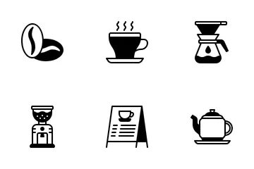 Barista de café Icon Pack