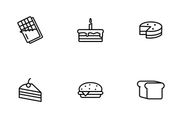 Cake And Bakery Icon Pack
