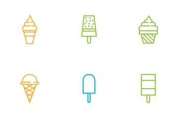 Cake And Ice Cream Icon Pack