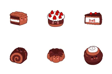 Cake Pastry Icon Pack