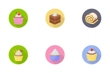Cakes And Desserts Icon Pack