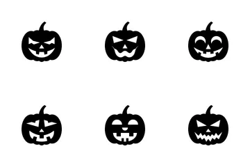 Calabaza aterradora Icon Pack