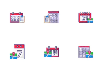 Calendar And Date Icon Pack