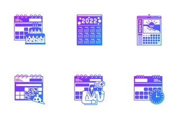 Calendar And Date Icon Pack