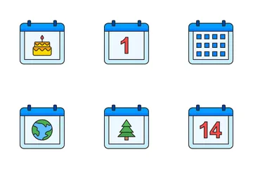 Calendar And Date Icon Pack