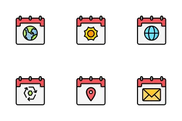 Calendar And Date Icon Pack