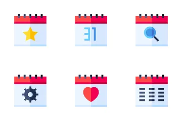 Calendar And Date Icon Pack