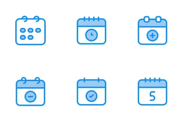 Calendar And Dates Icon Pack