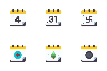 Calendar And Dates Icon Pack