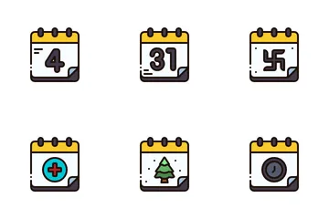 Calendar And Dates Icon Pack