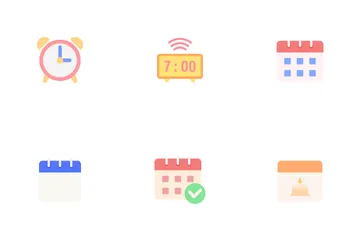 Calendar And Time Date Icon Pack