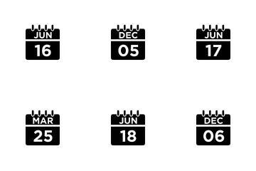 Calendário Pacote de Ícones