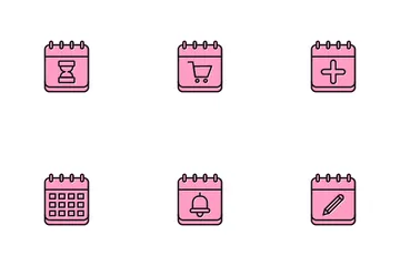 Calendario Paquete de Iconos