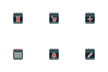 Calendario Paquete de Iconos