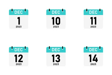 Calendário Pacote de Ícones