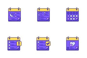Calendário Pacote de Ícones