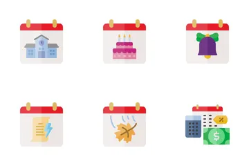 Calendario de eventos Paquete de Iconos