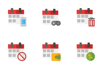 Calendário de negócios Pacote de Ícones