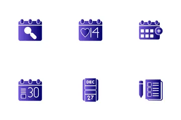 Calendário e data Pacote de Ícones