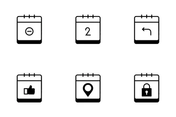 Calendário e data Pacote de Ícones