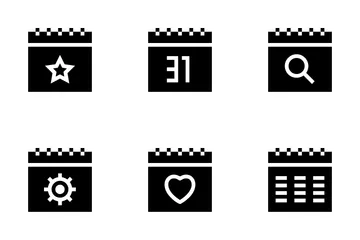 Calendário e data Icon Pack