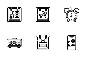 Calendário e data Pacote de Ícones