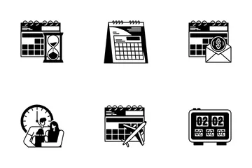 Calendário e data Pacote de Ícones