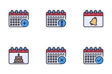 Calendário e data Icon Pack