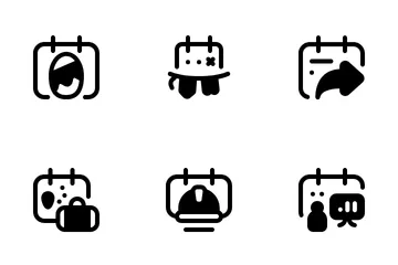 Calendario Paquete de Iconos