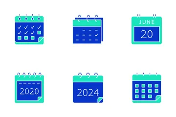 Calendario Paquete de Iconos