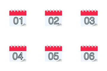 Calendário Pacote de Ícones