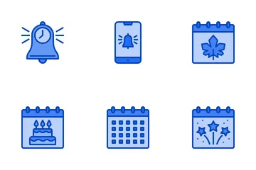 Calendario y fecha Paquete de Iconos