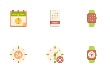 Calendario y fecha Paquete de Iconos