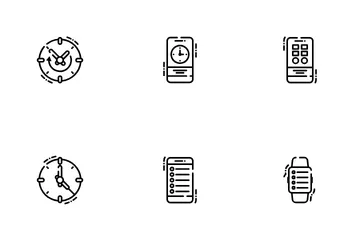 Calendario y fecha Paquete de Iconos