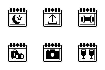 Calendários Pacote de Ícones