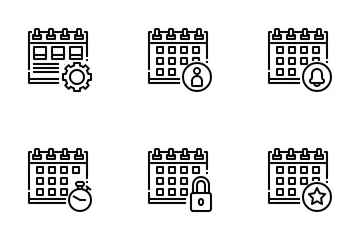Calendrier Pack d'Icônes